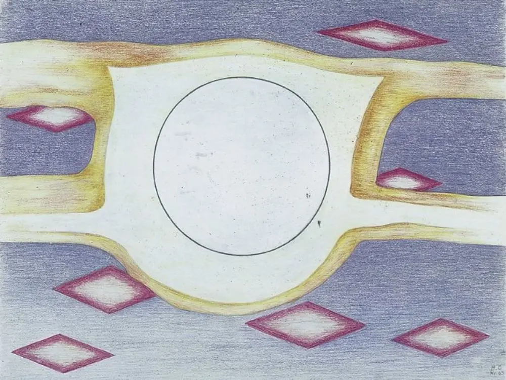 Sonne in Abendwolken by Meret Oppenheim | Swiss Re Art