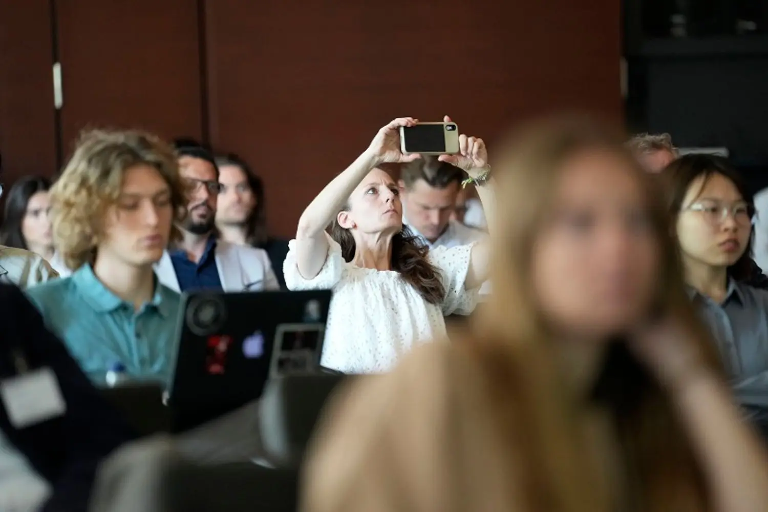 The audience at The Next Web conference.