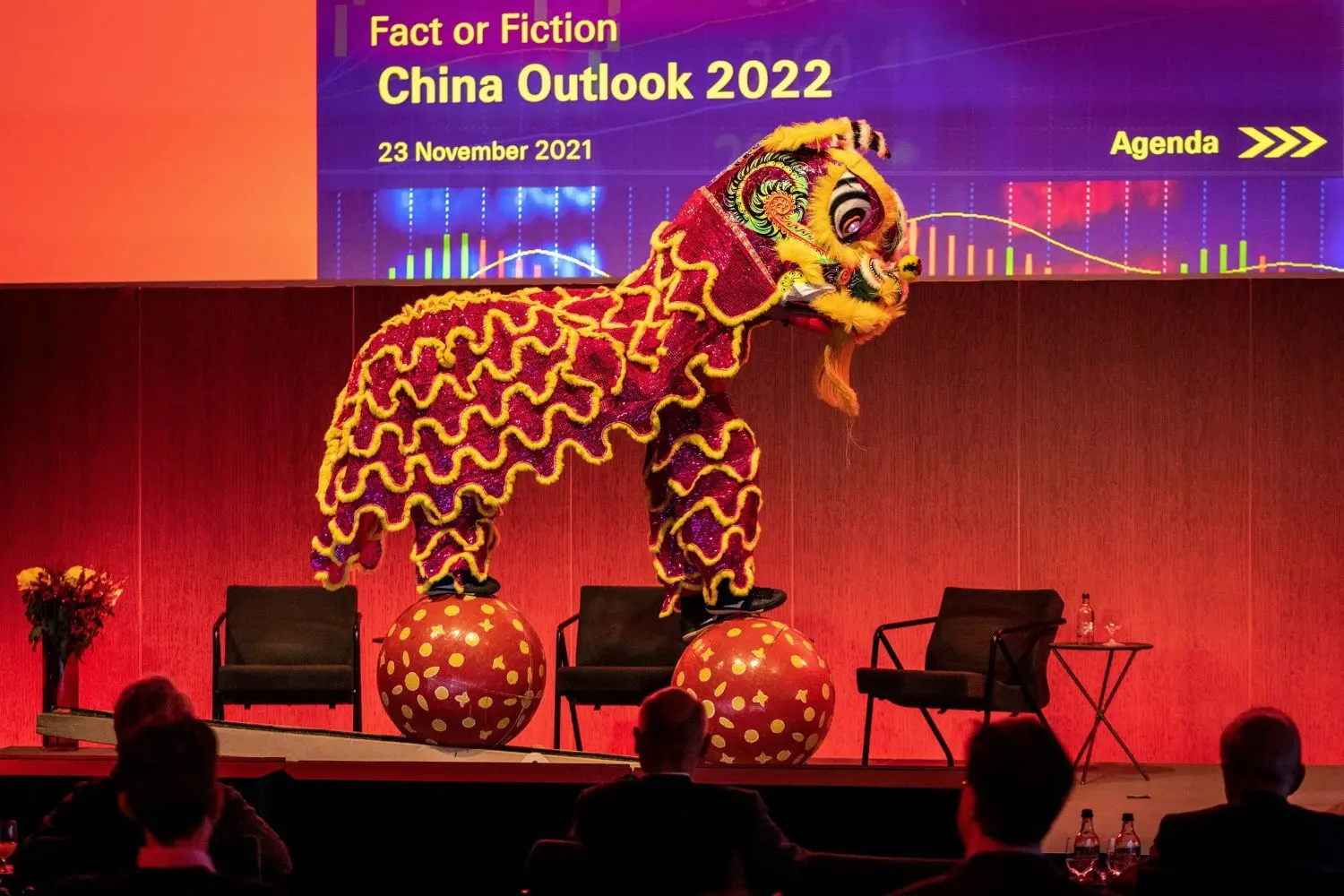 This is a picture from the conference "Fact or Fiction – China Outlook 2022".