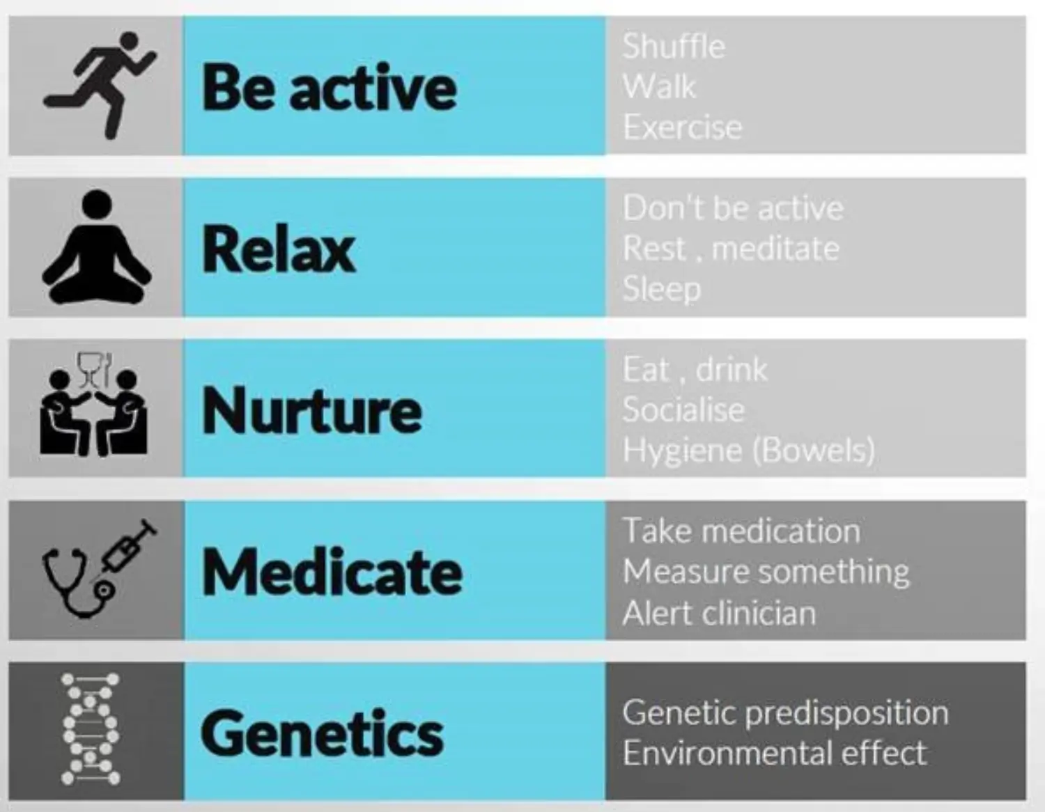 4 Types Of Health Action Influence Health State