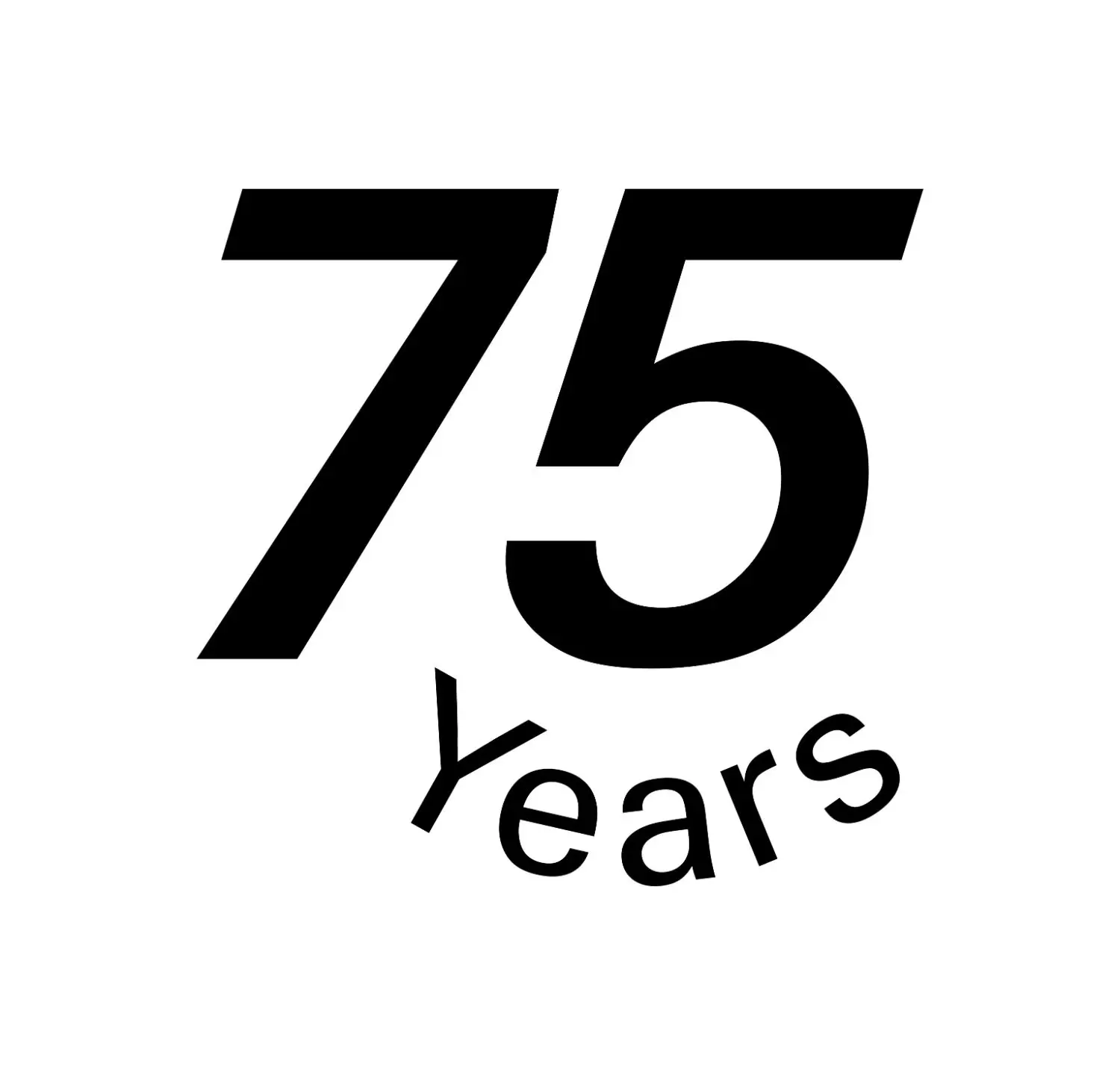 Logo for Swiss Re Africa celebrating 75 years.