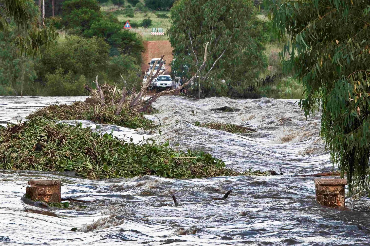 South Africa Vaal river flood