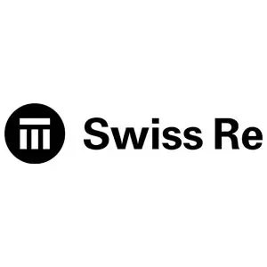 Swiss Re big logo in black.