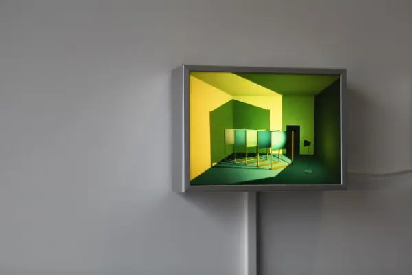 Series, Untitled (computer generated database light patterns) by