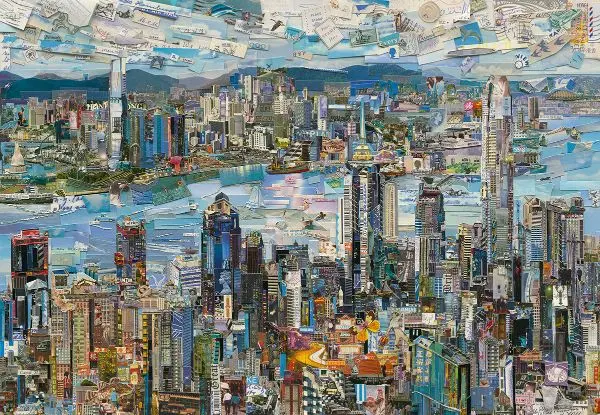 Hong Kong Postcard (Postcards from Nowhere) by Vik Muniz | Swiss