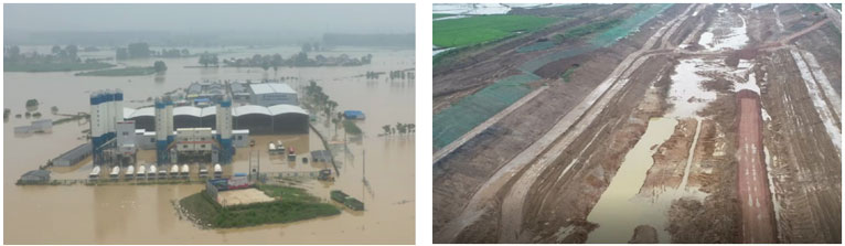 Canal temporary works and facilities