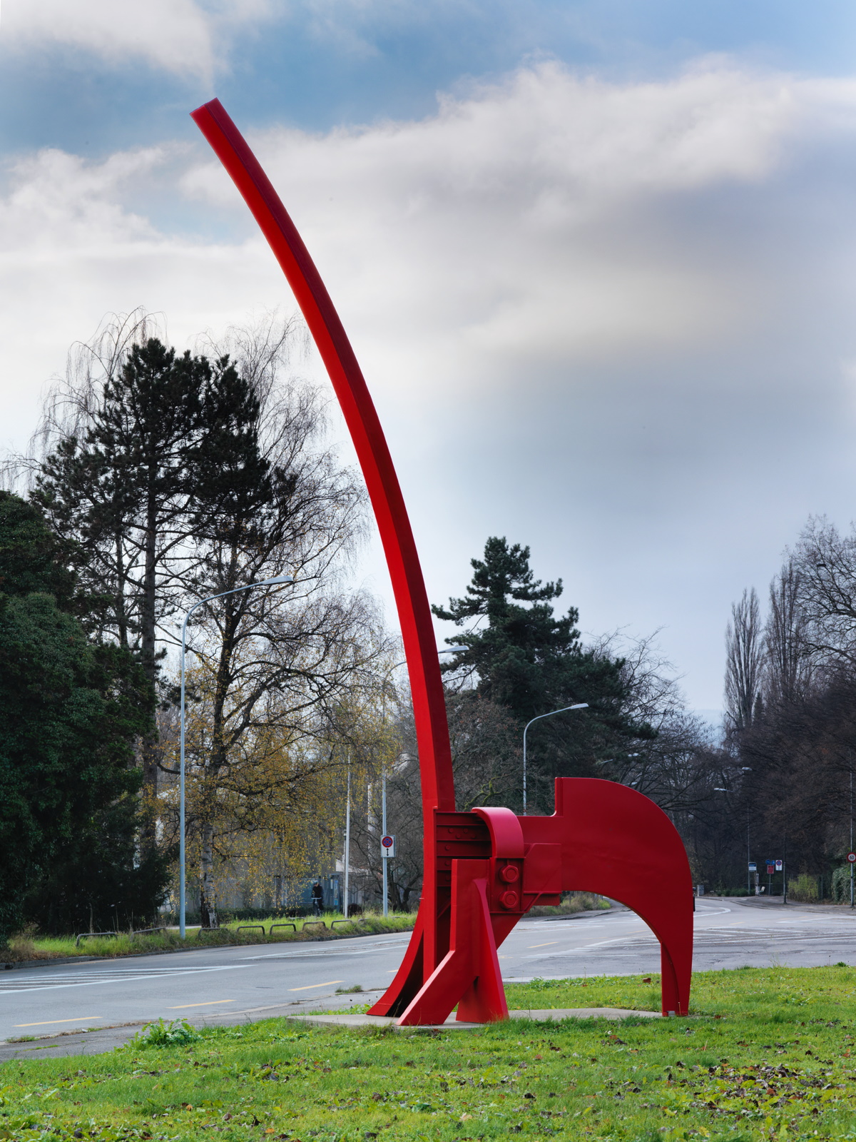 Grosse Giraffe by Bernhard Luginbühl | Swiss Re Art